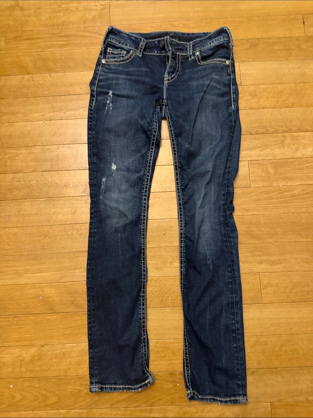 Silver Suki Straight Jeans